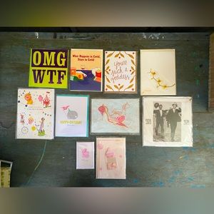 Greeting cards and birthday cards new in cellophane wrap
